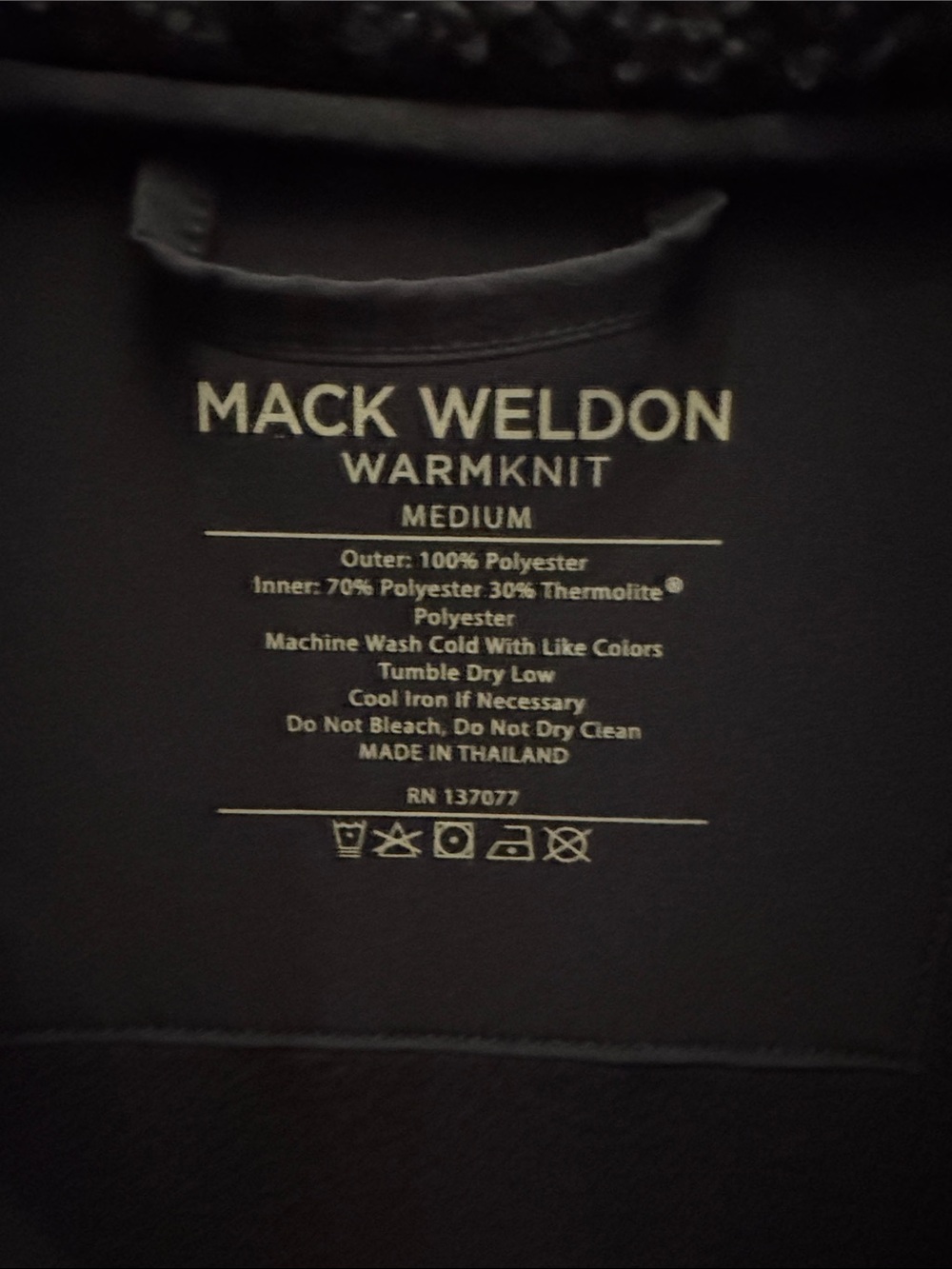 Mack Weldon WARMKNIT Sherpa fleece - Picture 3 of 7
